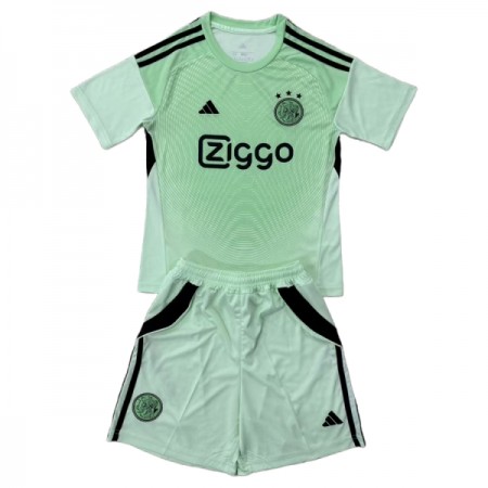 Virallinen pelipaita Ajax Amsterdam Maalivahti 2025-26 Lyhythihainen Vihreä - Lasten ( + Lyhyet housut ) Virallinen pelipaita Ajax Amsterdam Maalivahti 2025-26 Lyhythihainen Vihreä - Lasten ( + Lyhyet housut )